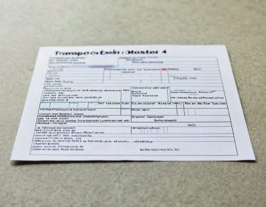 Muster 4 Transportschein für Krankenfahrten Transportschein Muster 4 Krankenfahrt Euskirchen